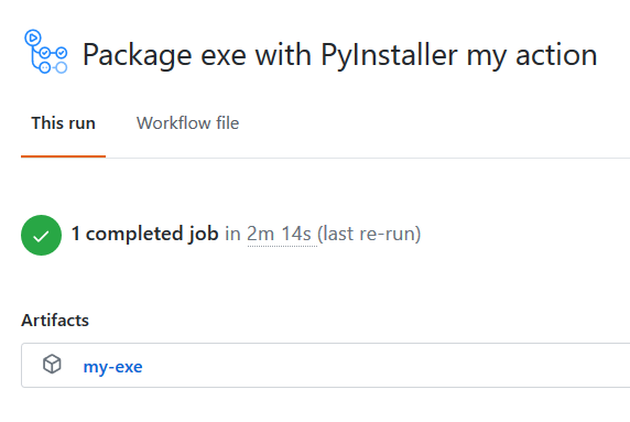 PyInstaller Actions